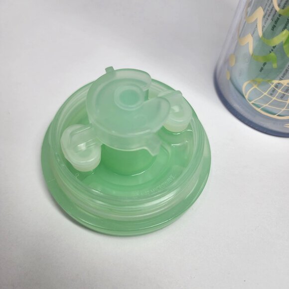 Starbucks Mermaid Scale Clear Acrylic Cold Cup Grande Tumbler 16 Fl Oz NEW - Picture 7 of 8